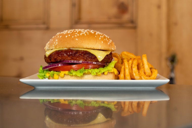 Lightlife plant-based burger