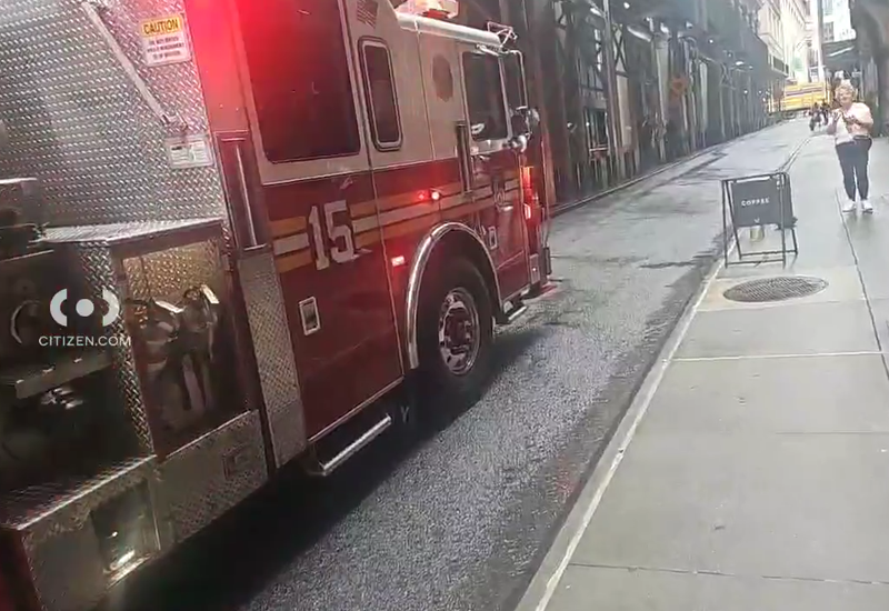 The FDNY responded to 80 Pine St. around 10 a.m