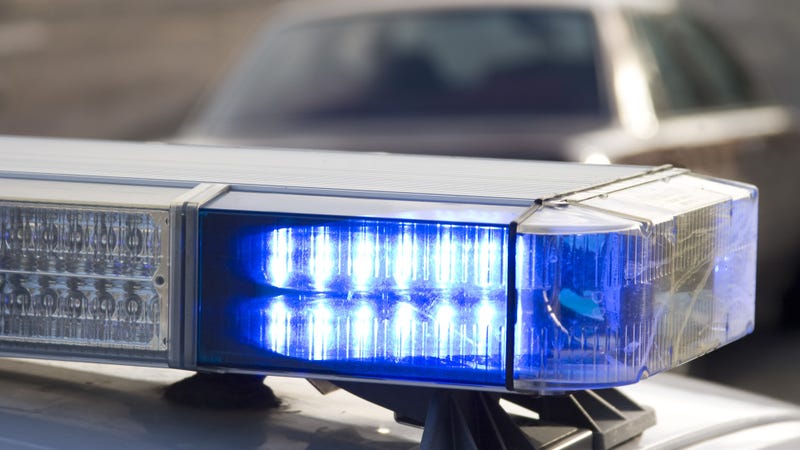 Police car - stock photo