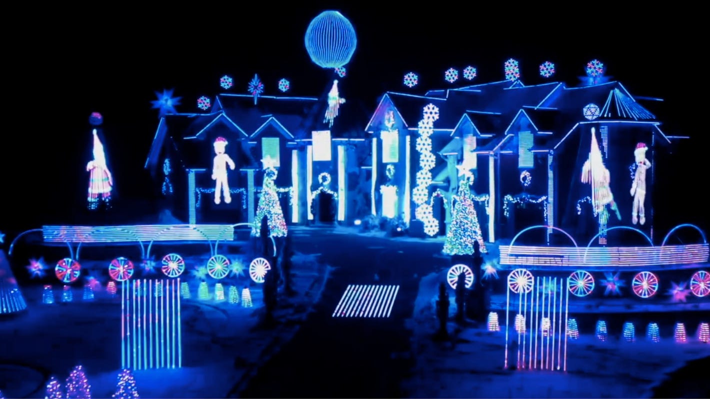 Suburban man to relocate holiday spectacle to traffic-friendly site