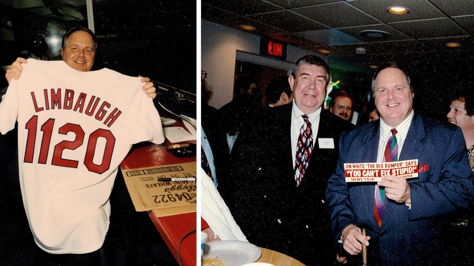 ARCHIVE PHOTOS: Rush Limbaugh visits KMOX, goes to Cardinals game