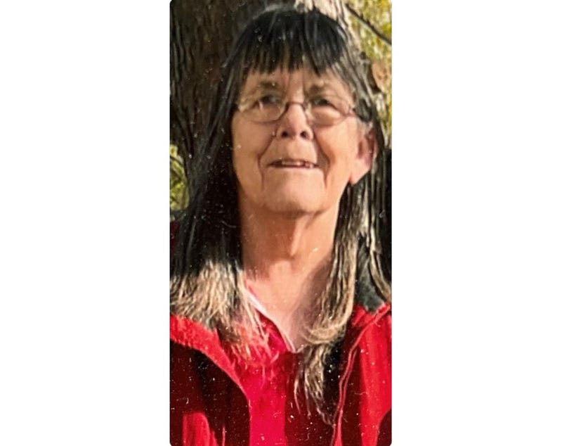 Linda Golden, with long brown hair and glasses -- a missing person in Michigan