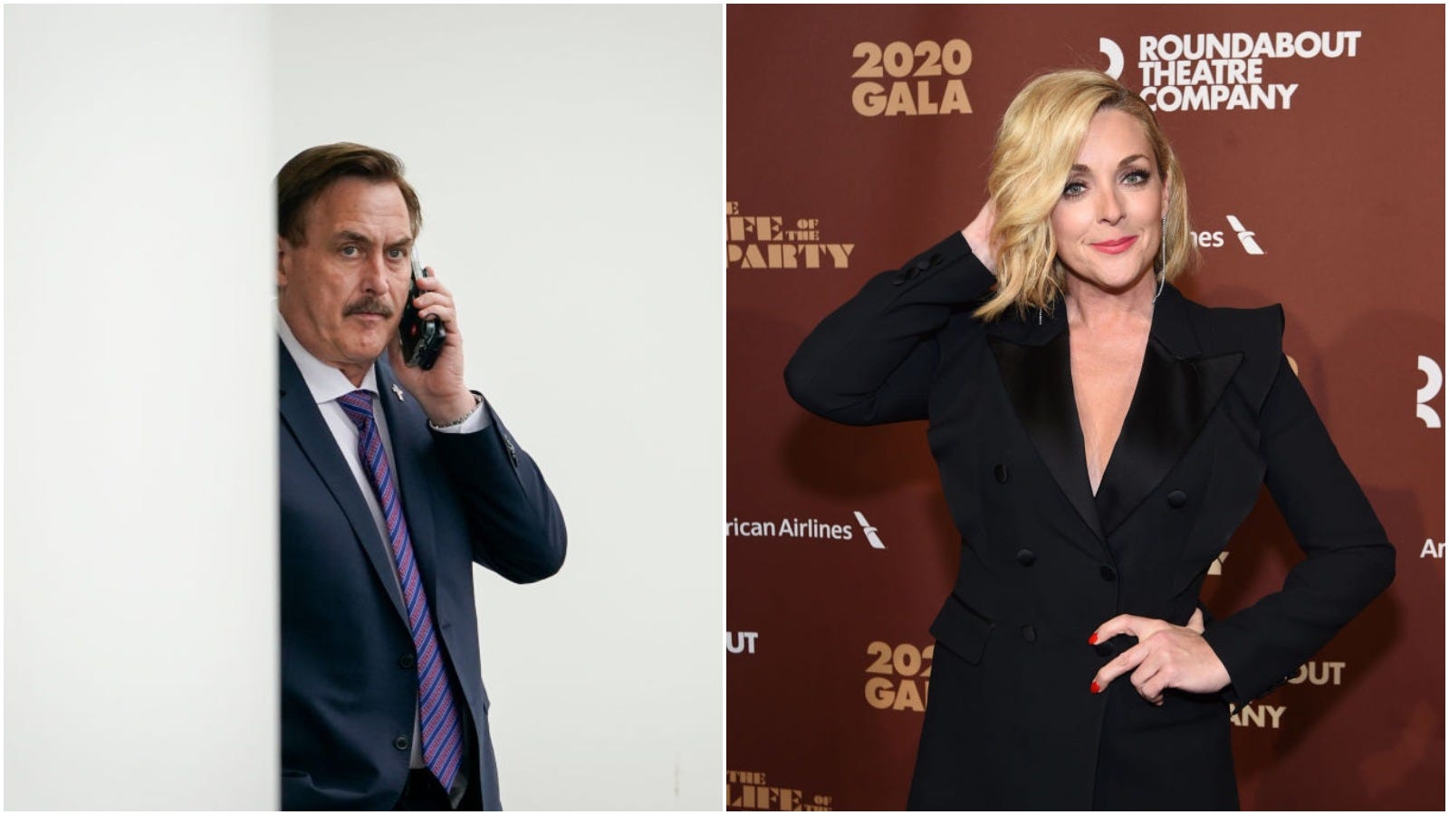 ‘30 Rock’ star Jane Krakowski and MyPillow CEO Mike Lindell deny secret romance claims