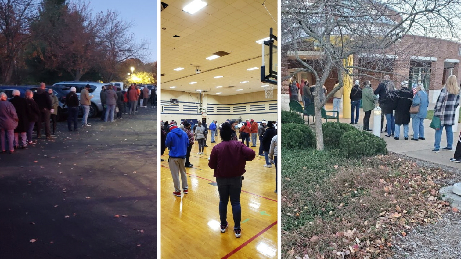 Here's how long the line is at every St. Louis County polling place