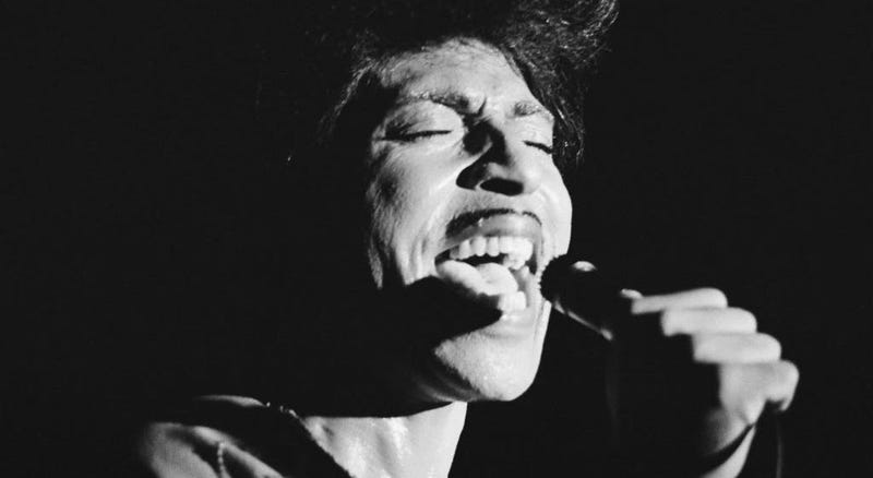 American recording artist, singer and musician Little Richard performing live, UK, 27th June 1975.