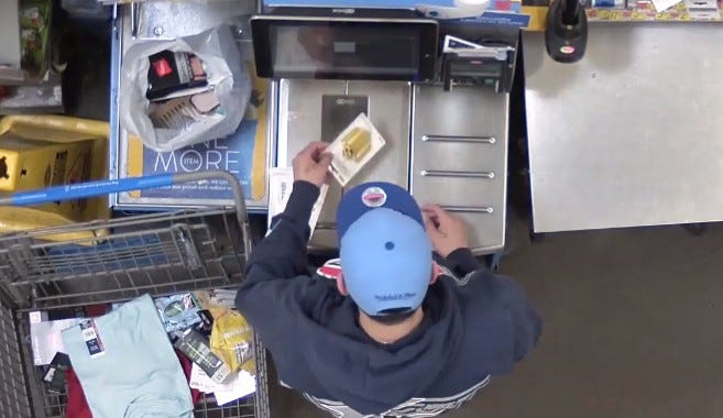 Suspect in credit card fraud at Livonia Walmart