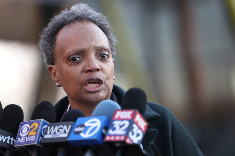 Lori Lightfoot at news conference