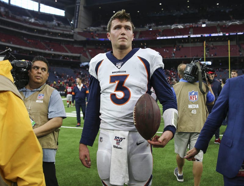 Broncos QB Drew Lock nearly perfect in win over Texans 