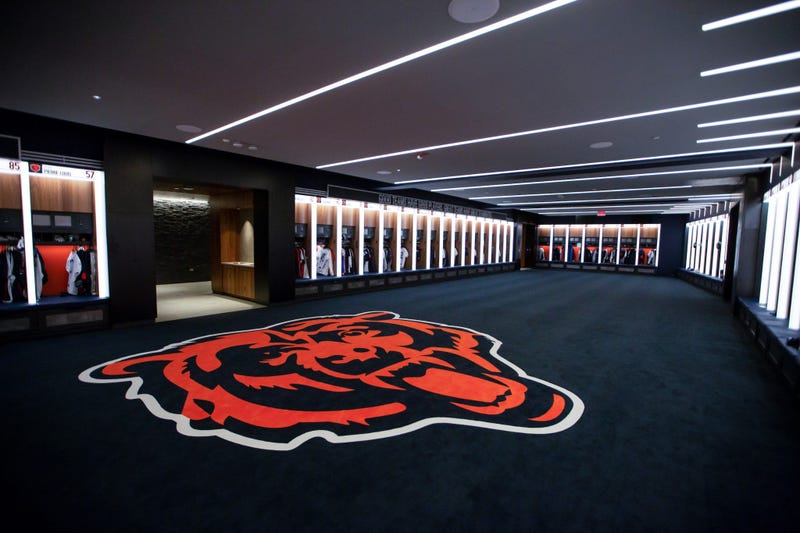 Halas Hall Locker Room