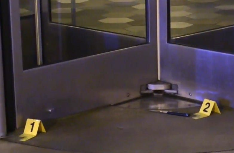 knives at crime scene