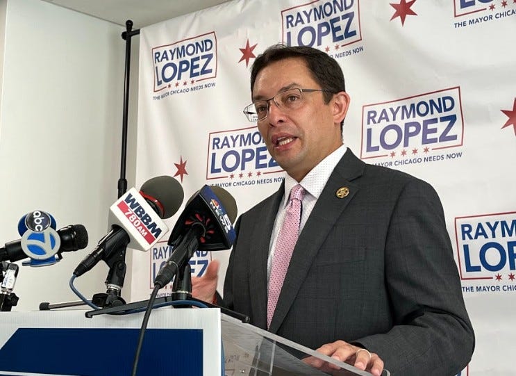 Ray Lopez at lectern