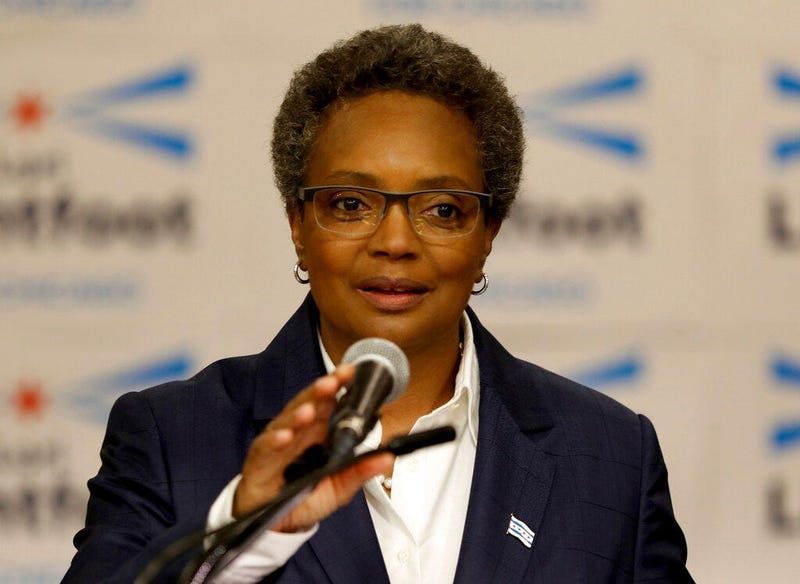 FILE - In this May 9, 2018 file photo, former Chicago Police Board President Lori Lightfoot announces her bid for mayor of Chicago at the Hyatt Regency Chicago. Reform has long been a dirty word among Chicago politicians.