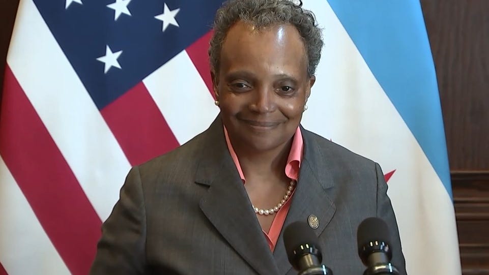 Mayor Lightfoot touts economic achievements but remains coy on a reelection bid