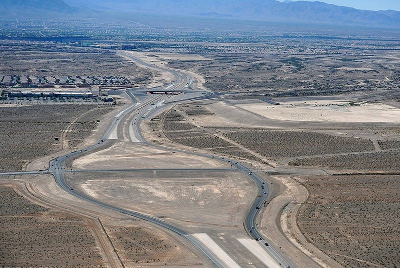 Overhead view of the Losee CC-215 interchange