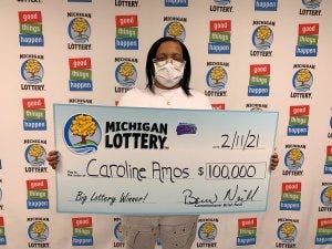 Southfield woman wins $100,000 on scratch-off lottery ticket