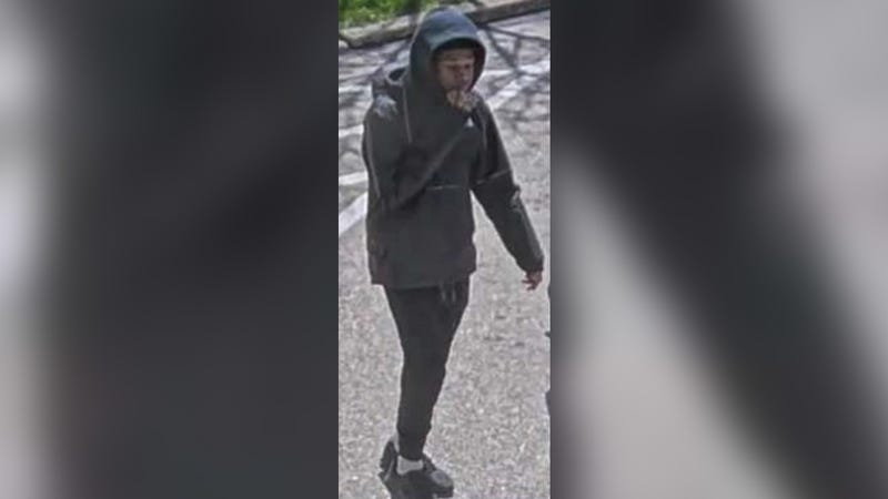 Surveillance image of a suspect in the robbery of an 84-year-old man outside a TD Bank in Haverford, Pa.