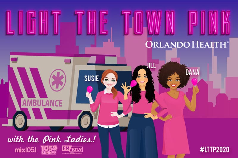 Light the town pink flyer