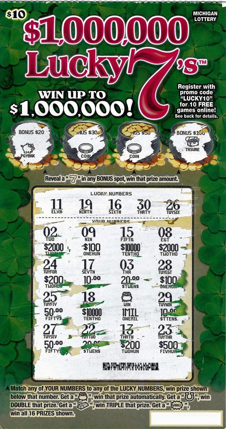 lucky 7 winner.