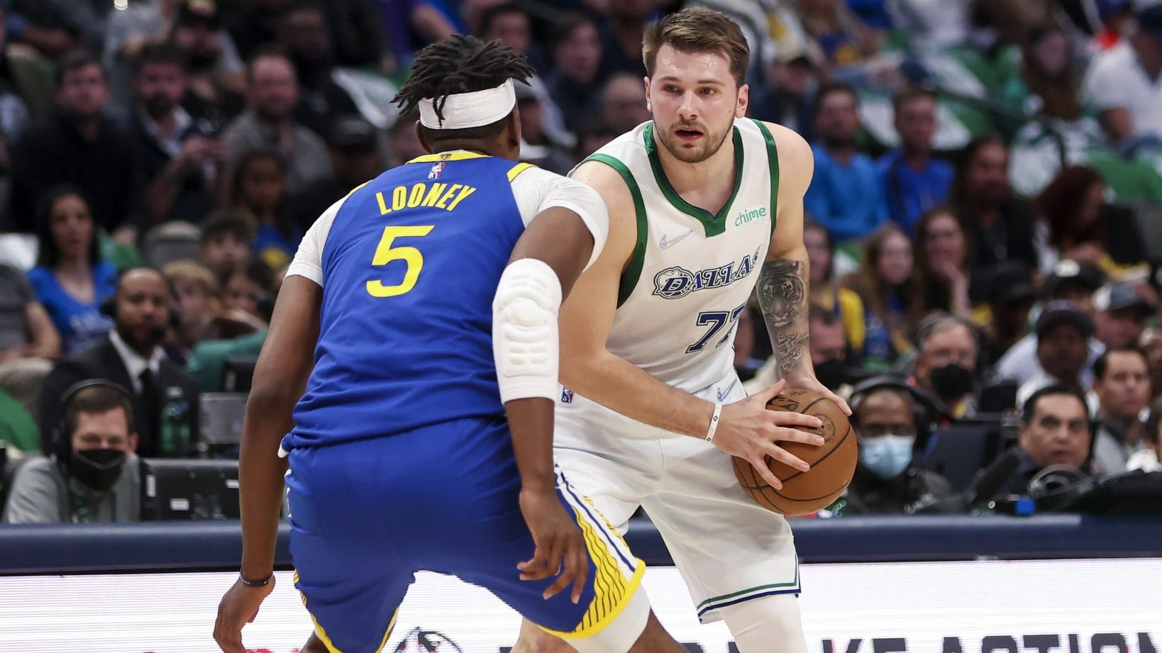 Steve Kerr describes challenge presented by Luka Doncic, slow-paced Mavs offense