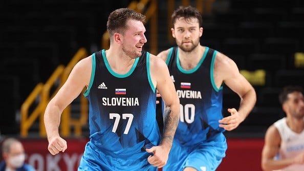 Gilbert Arenas believes Luka Doncic can keep carrying Slovenia himself: 'He did it for Dallas'