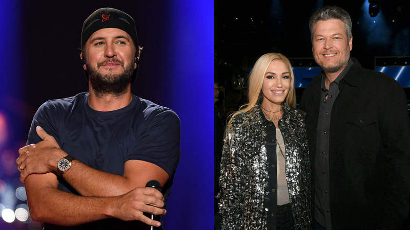Luke Bryan, Gwen Stefani, Blake Shelton