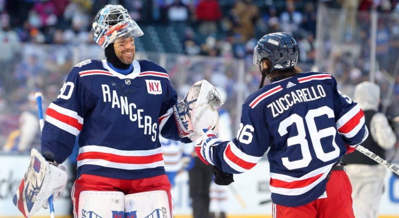 Henrik Lundqvist and Mats Zuccarello