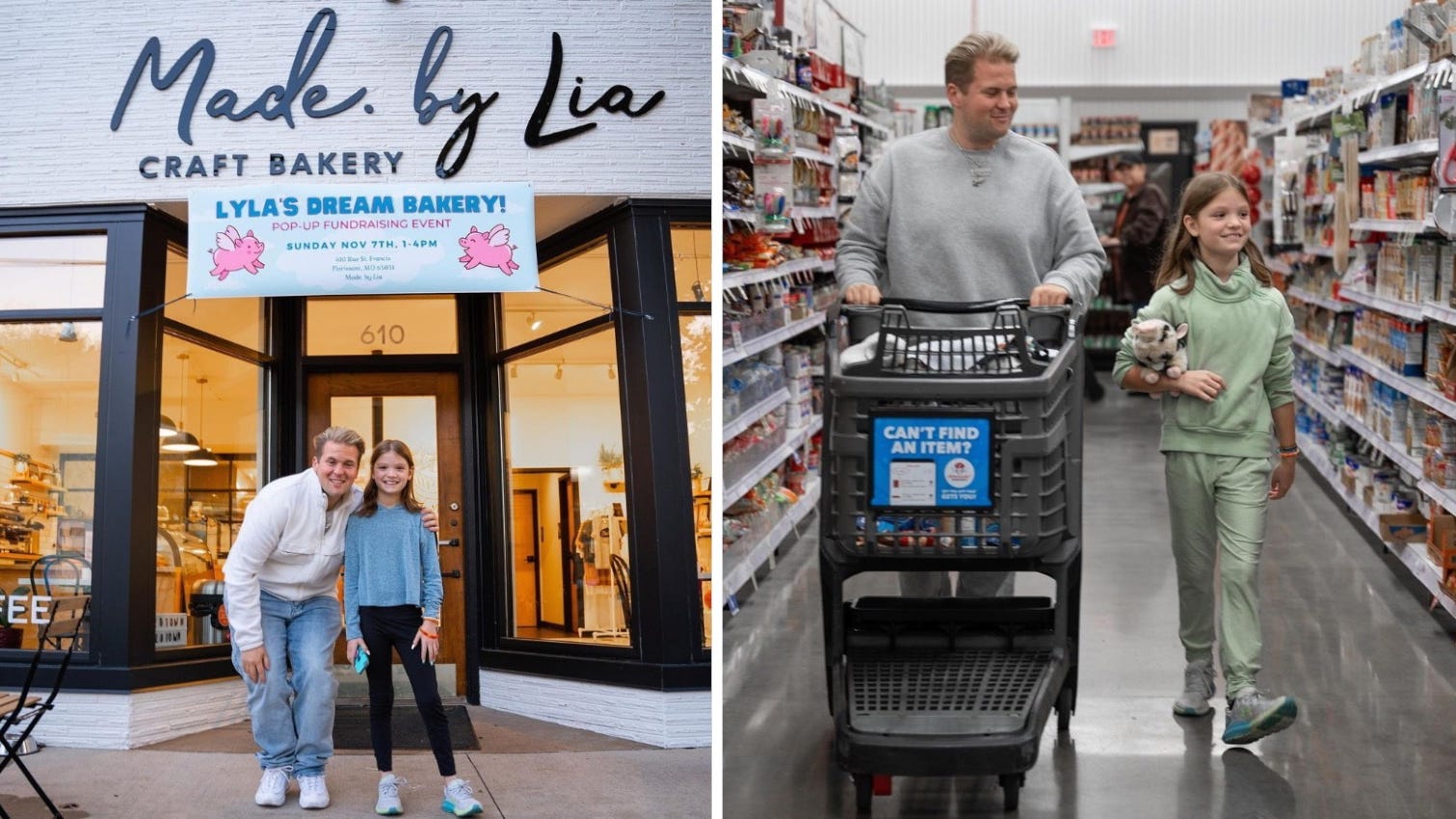 Social media sensation is in St. Louis to make young girl's bakery dream come true