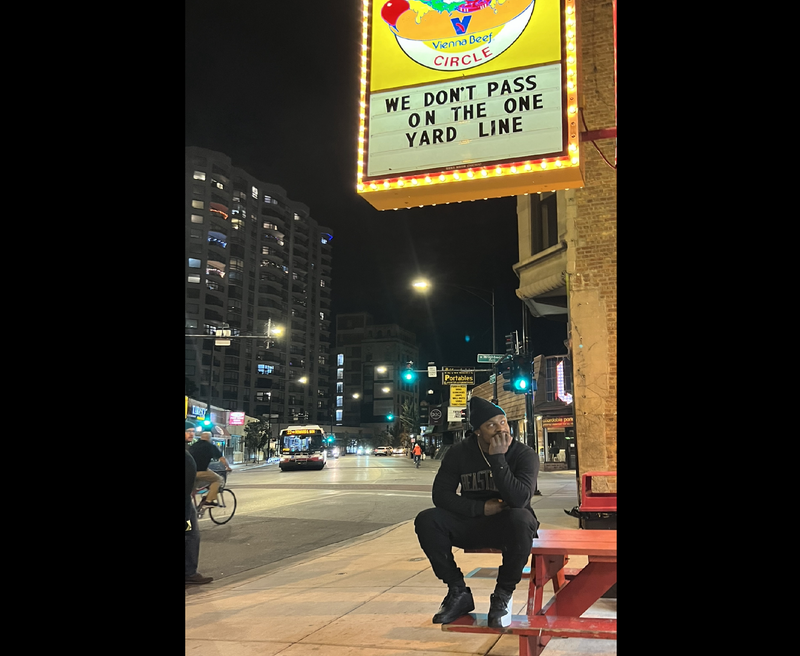 Marshawn Lynch the Wiener's Circle
