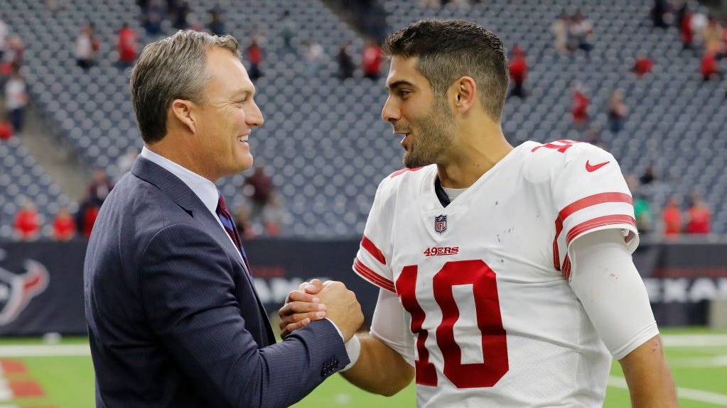 John Lynch concedes Jimmy Garoppolo's shoulder surgery hindered trade chances