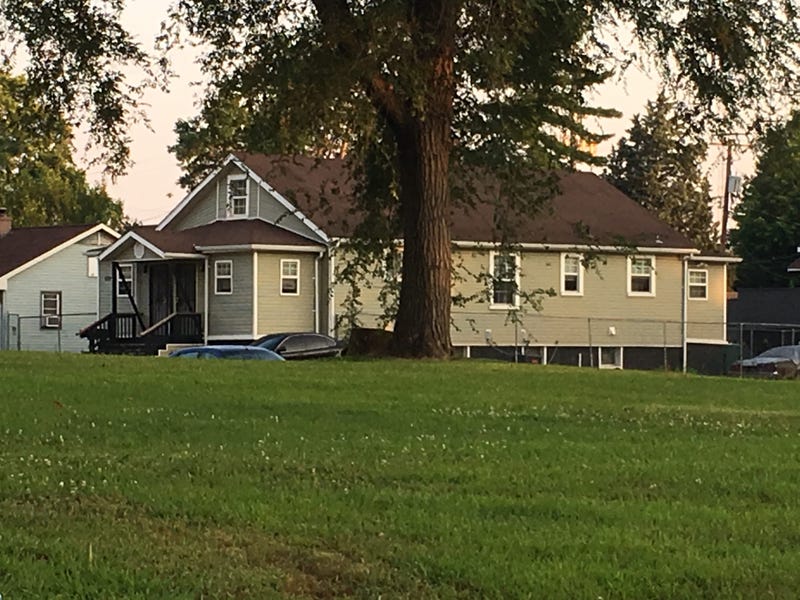 Home where person of interest was holed up for hours.
