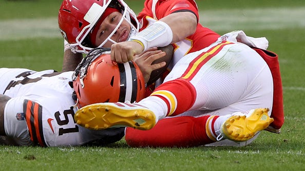 Andy Reid says Patrick Mahomes is in concussion protocol: 'we'll follow that and see how he does'