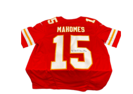 Patrick Mahomes autographed jersey