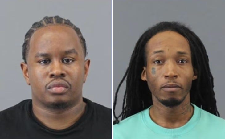 Michael Smith-Ellis, left, and Terrance Tucker, right