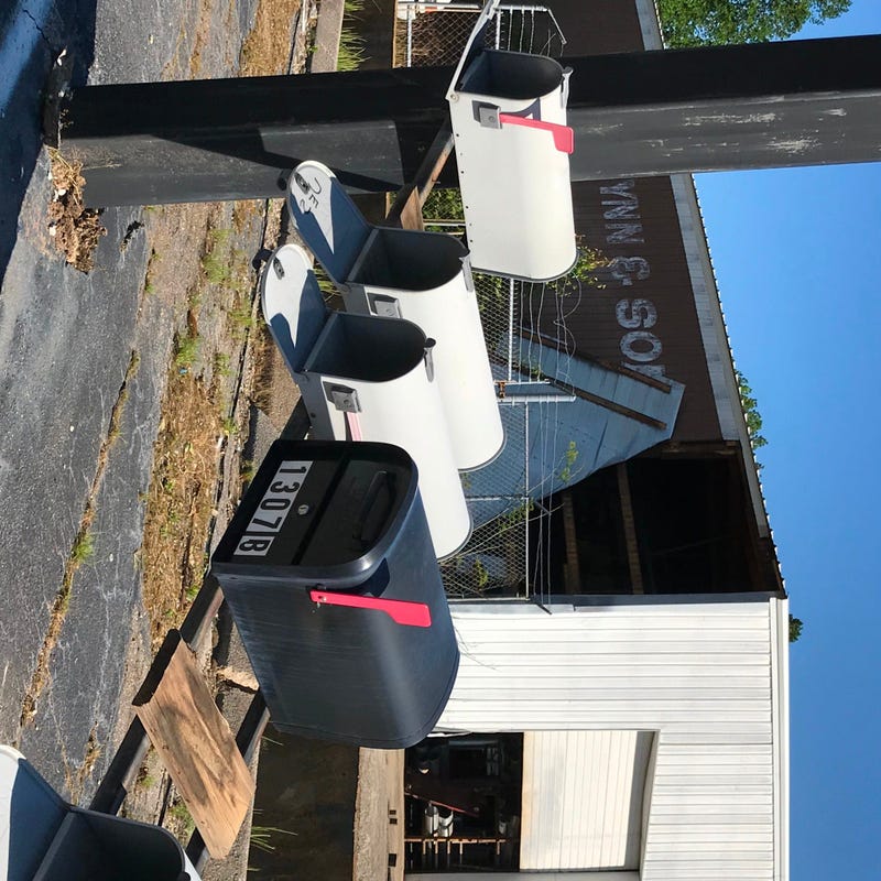 Mailboxes and Buildings Broken on Rutherford Road