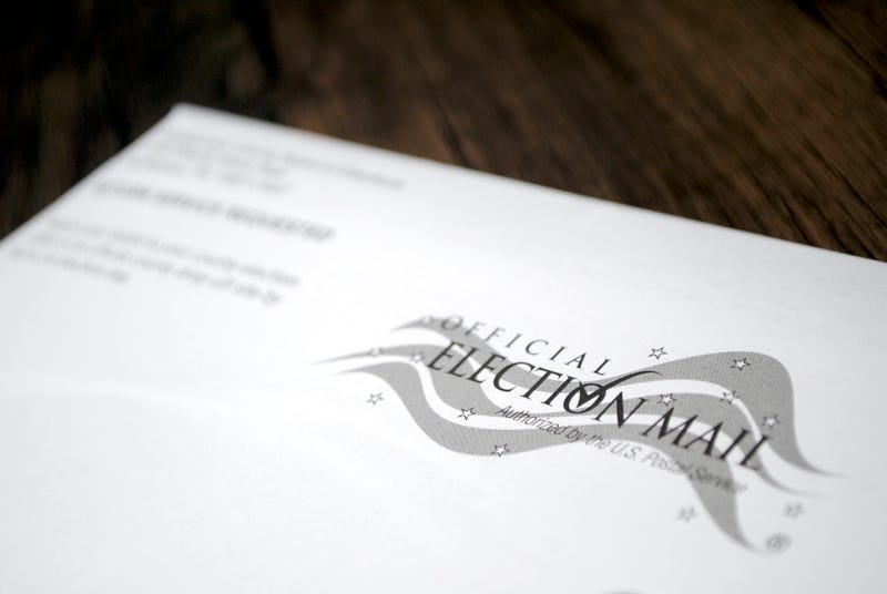 Mail-in ballot envelope