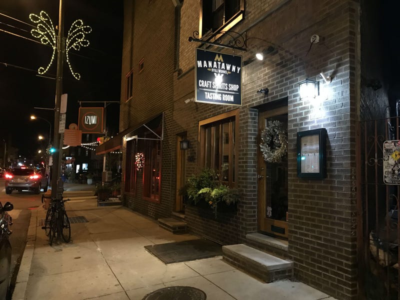 A Manatawny Stillworks tasting room on East Passyunk Avenue in South Philadelphia.