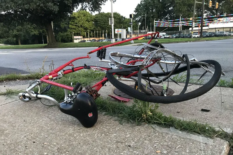The rider of this bicycle was the victim of a motorist on Roosevelt Boulevard in July 2019.