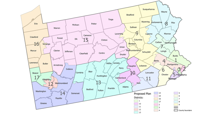 Pennsylvania Supreme Court new congressional districts