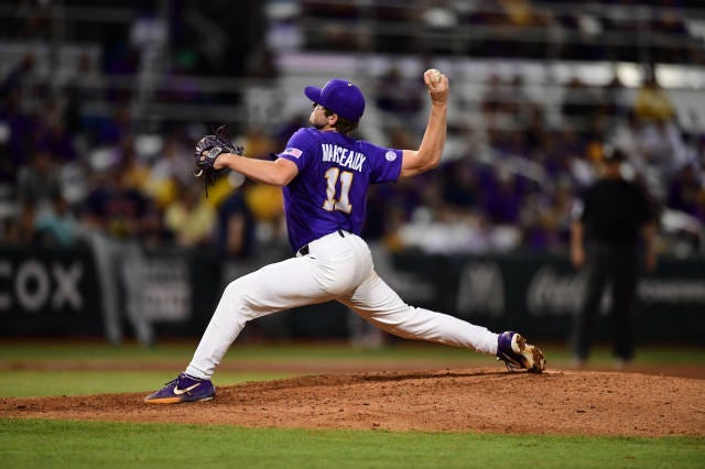 LSU pitcher Landon Marceaux