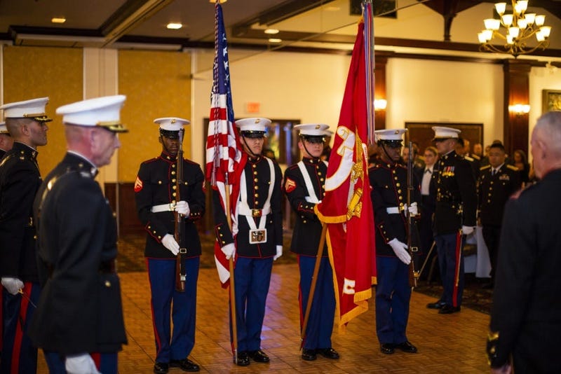 Marine honor guard