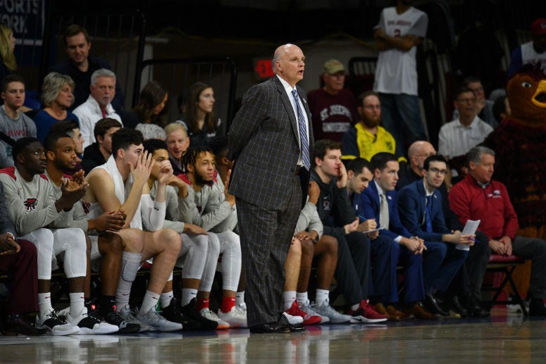 Saint Joseph's University head coach Phil Martelli.