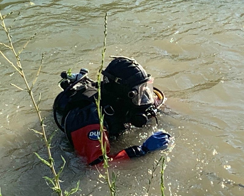 Car rolled into pond near Marthasville, Mo. on July 13, 2019