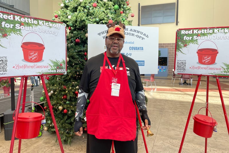 Lifelong Camden resident Jerome Martin has been ringing the bells and manning the kettles for the Salvation Army for 15 years.