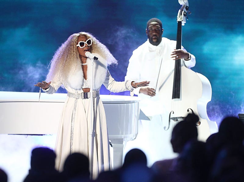 LOS ANGELES, CALIFORNIA - JUNE 23: Mary J. Blige performs onstage at the 2019 BET Awards at Microsoft Theater on June 23, 2019 in Los Angeles, California. 