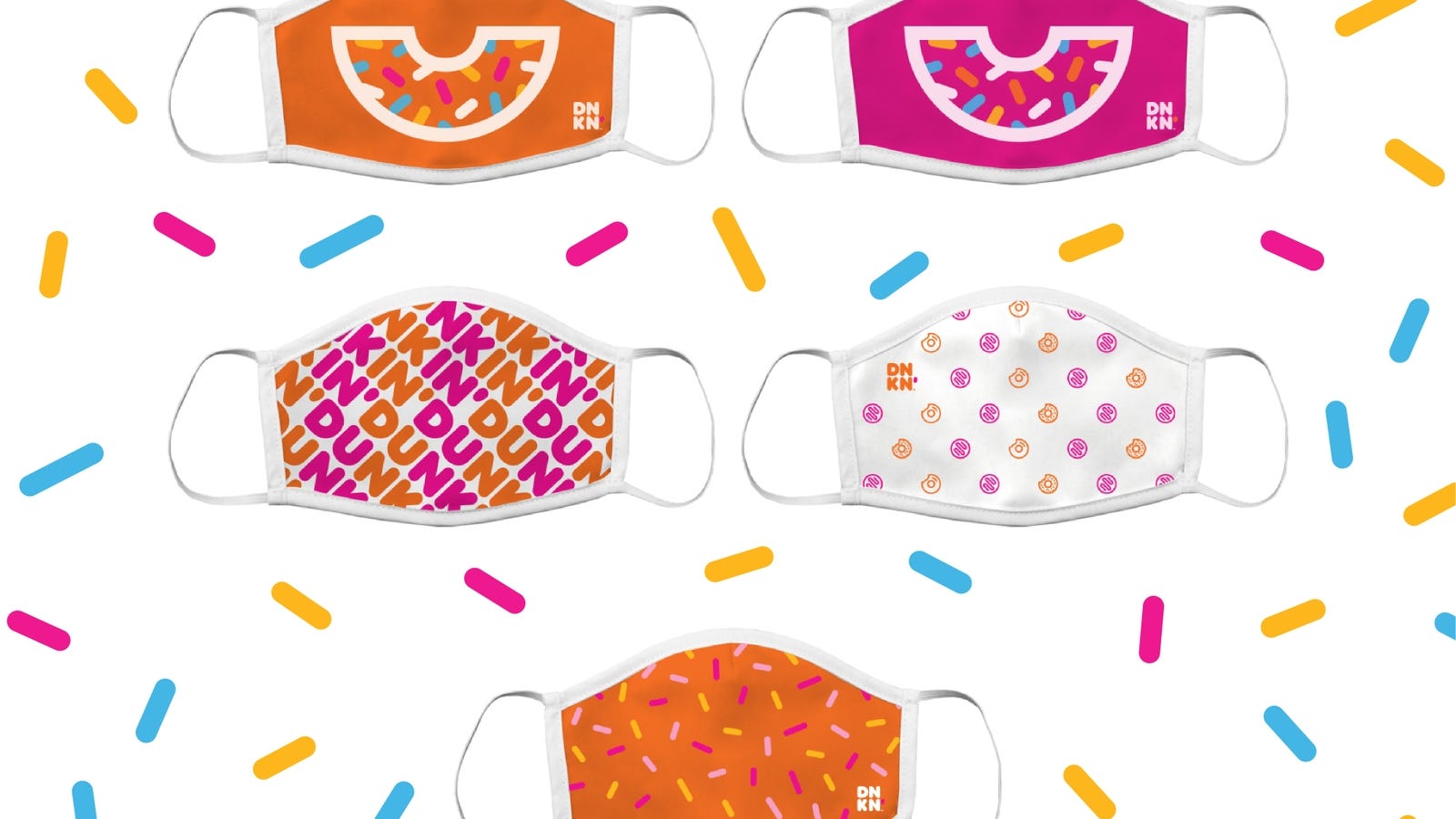Dunkin' Is Sprinkling Some Joy Into Your Life by Selling Donut-Themed Face Masks