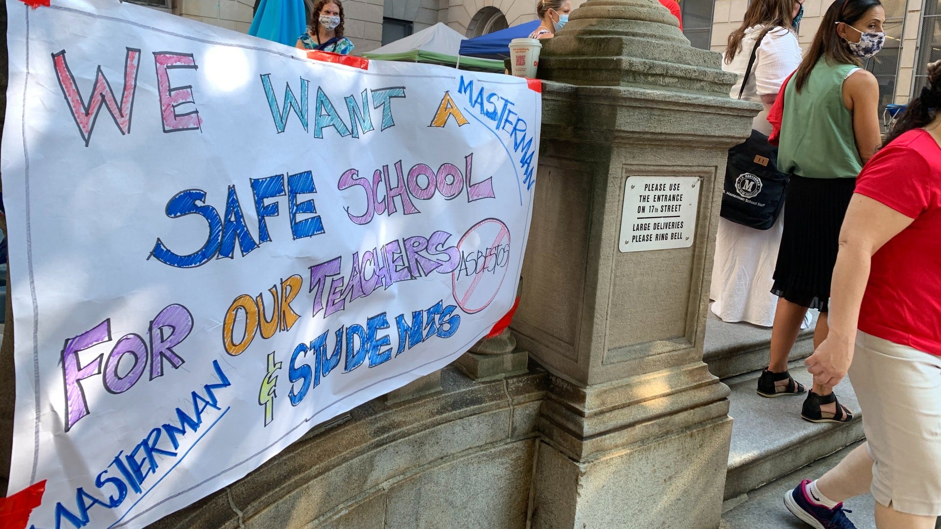Masterman teachers refuse to work indoors without proof of asbestos abatement
