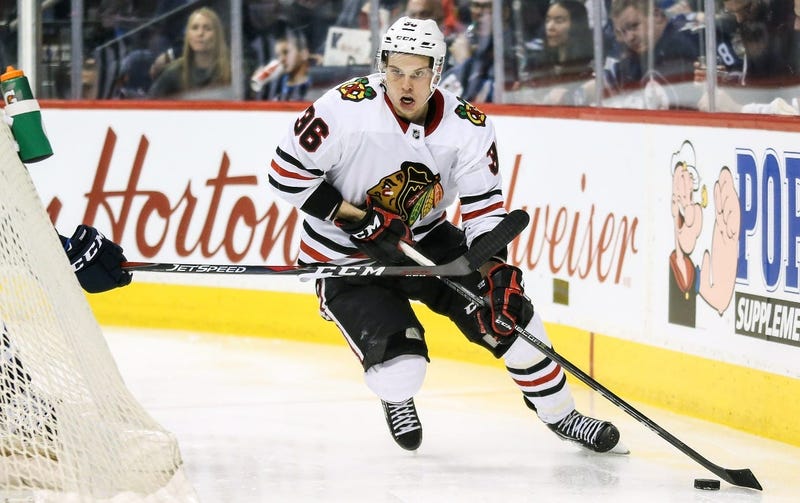 Blackhawks forward Matthew Highmore