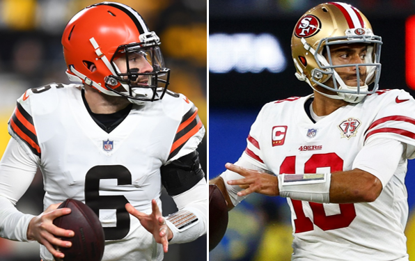 Baker Mayfield and Jimmy Garoppolo
