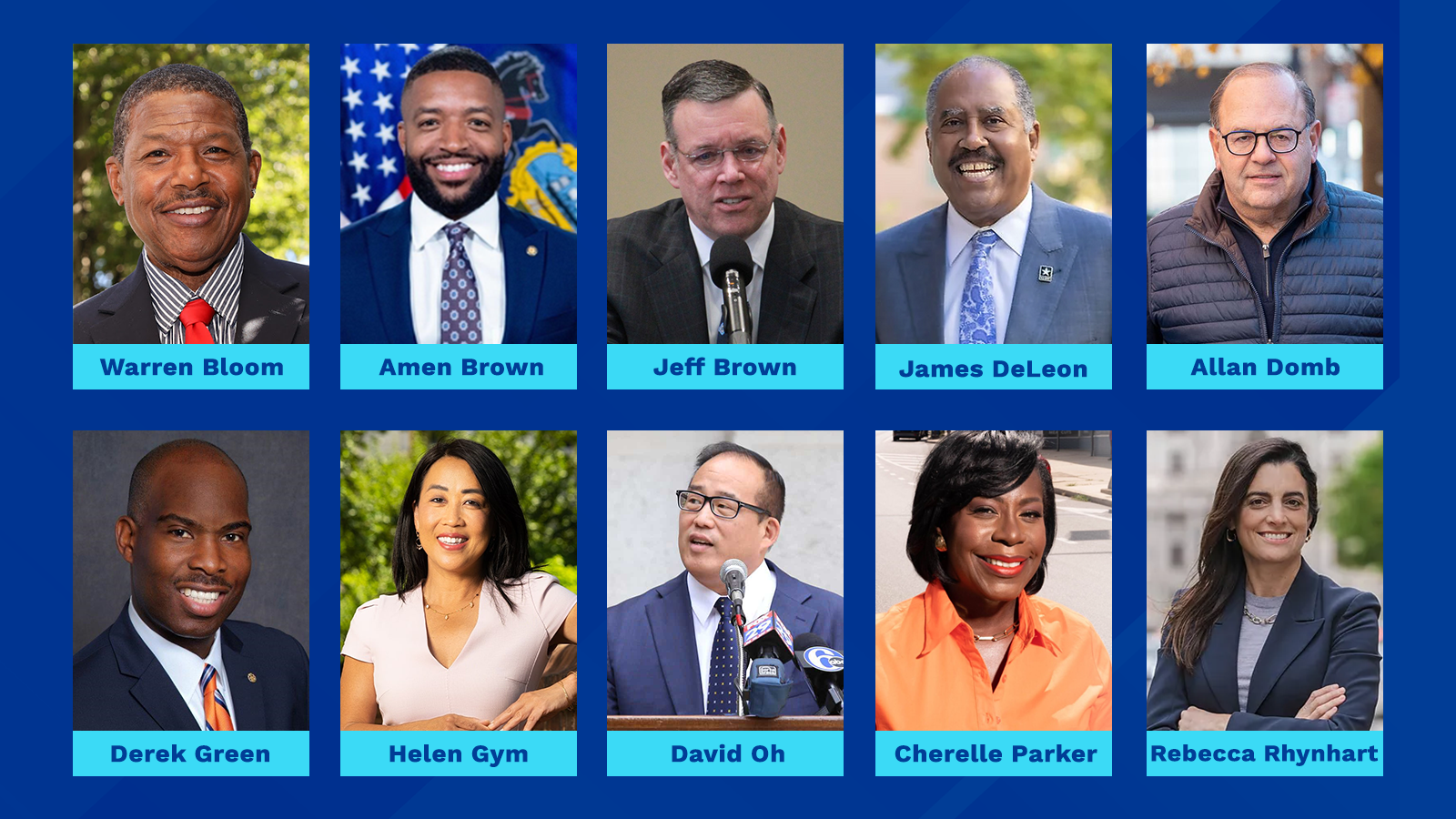 Your guide to the 2023 Philadelphia mayoral candidates
