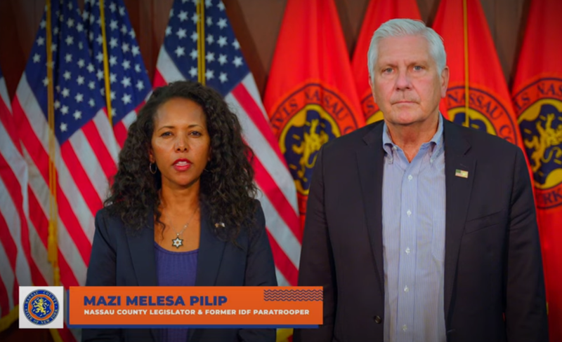Mazi Melesa Pilip was chosen as the GOP candidate to run against Democratic candidate Tom Suozzi in the Feb. 13 special election.
